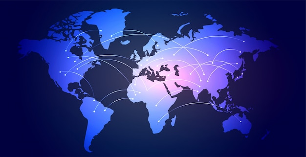 global network connection world