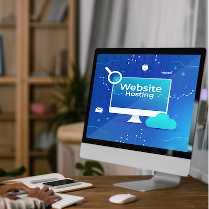 website hosting concept with com 2